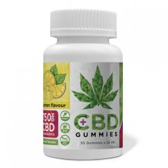Euphoria CBD Gummies Lemon 750 mg CBD, 30 gab. x 25 mg, 90 g