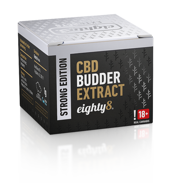 Eighty8 Budder Extract 85 % CBD, THC 0,2%, 1 g