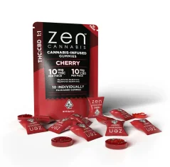 Zen CBD THC+ Gummies Cherry, 10 pcs, 200 mg (Display 20 pcs)