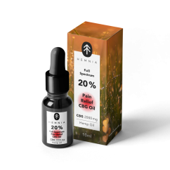 Hemnia Full spectrum Pain Relief CBG oil - 20 % CBG, 5 % CBD, 2000 mg, 10 ml