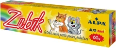 Alpa-Dent Dětská zubní pasta 60 g, balení 10 ks, 600 g