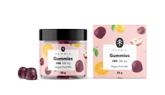 Hemnia CBD Vegan gummies, mix di frutta, 300 mg CBD, 30 pz. x 10 mg, 80 g