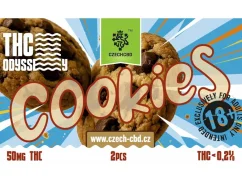 Czech CBD THC Odyssey Cookies, 50 mg THC, 2 stk.