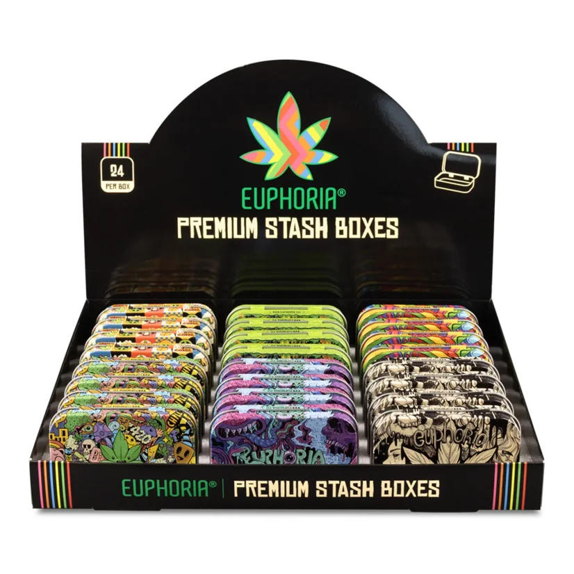 Euphoria Premium Stash Boxes, BOX/24 pcs