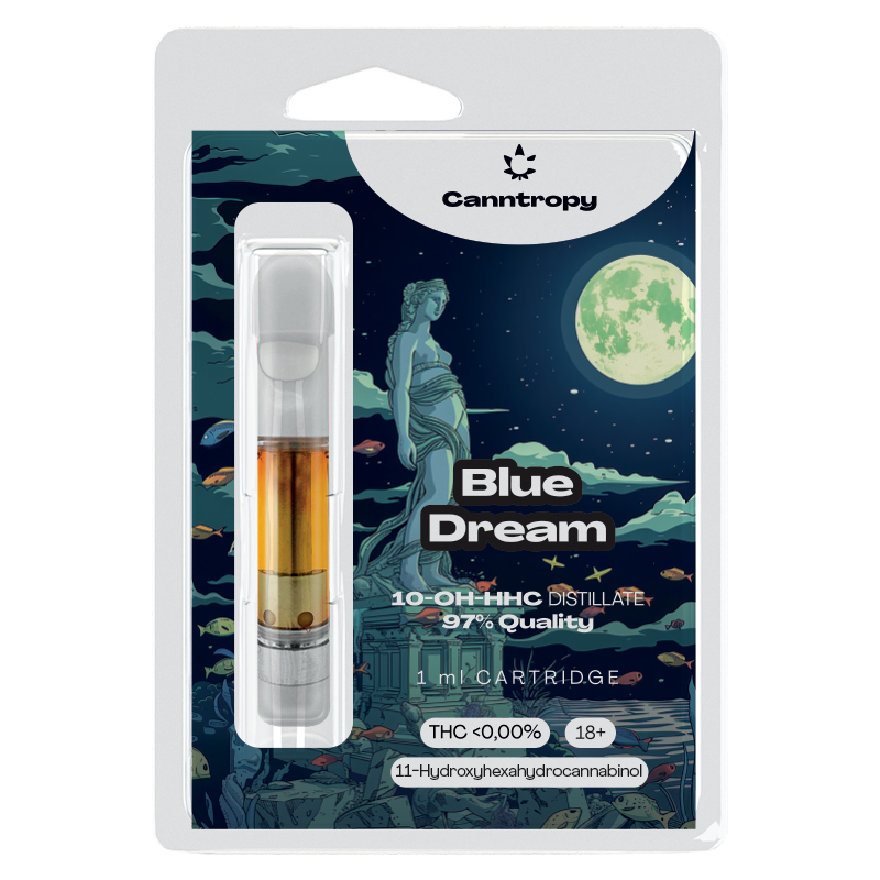 Canntropy 10-OH-HHC カートリッジ ブルー ドリーム、10-OH-HHC 97% 品質、1 ml