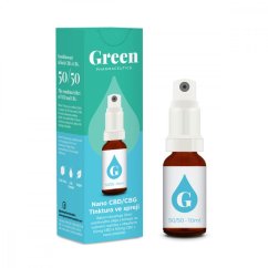 Green Pharmaceutics Nano CBG/CBD izsmidzināms līdzeklis - 100 mg, 10 ml
