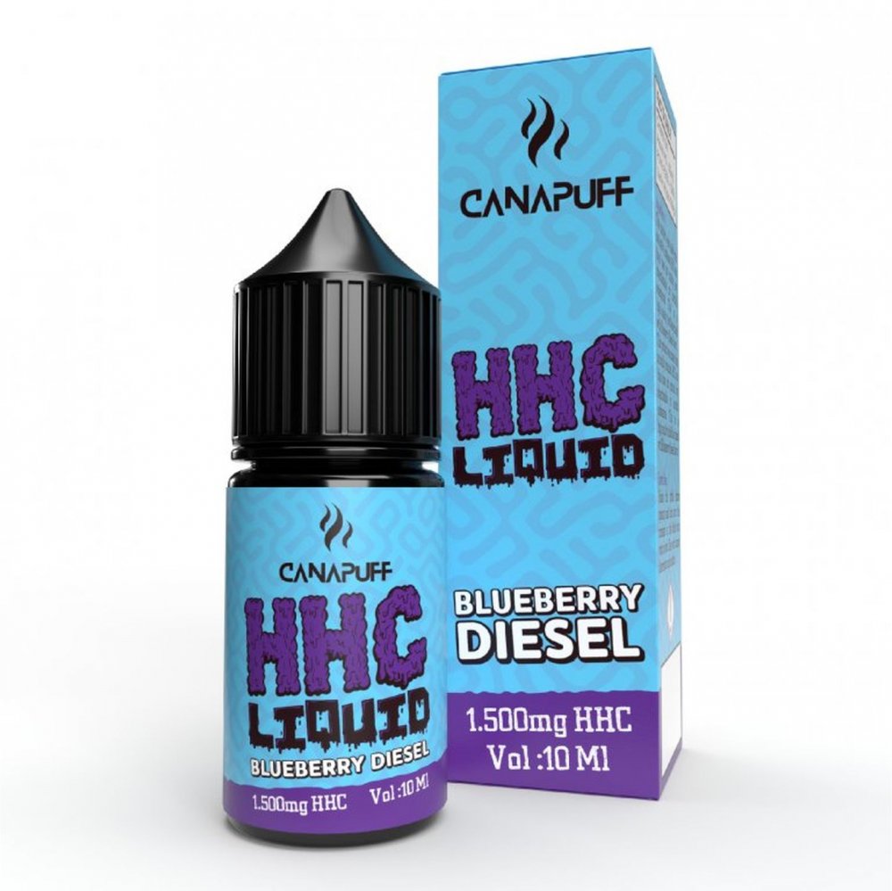 CanaPuff HHCリキッド ブルーベリーディーゼル 1500mg 10ml / CANATURA WHOLESALE