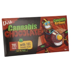 Cannaline Cannabis Airlines Dark Chocolate, 80 g, 20 gab./Display Box