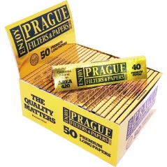 Prague Filters and Papers - King Size Long Papers - kārba ar 50 gab.