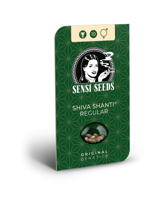 Sensi Seeds Cannabis Shiva Shanti® Regular, 10 gab