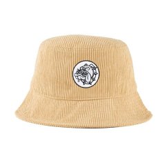 The Bulldog Bucket Hat s Výšivkou Béžová