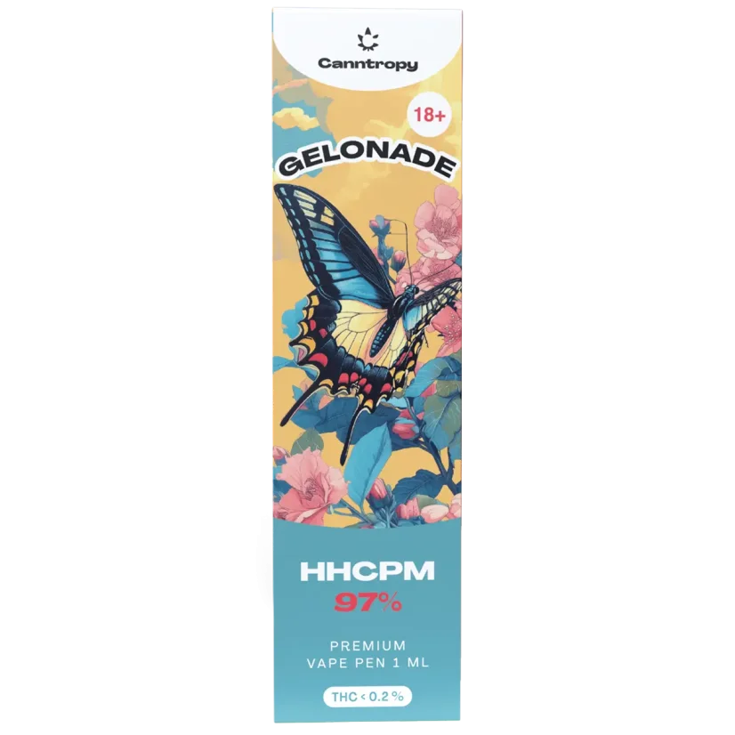 Canntropy HHCPM Vape Pen Gelonade, HHCPM 97 % laatu, 1 ml