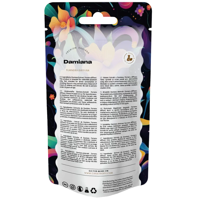 Canntropy Damiana (Turnera diffusa) Extract 10:1, 5 g - 100 g