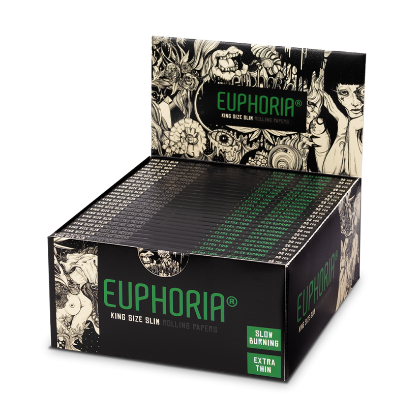 Euphoria Мистицал Роллинг Паперс Кингсизе Слим - Дисплаи Бок са 50 паковања
