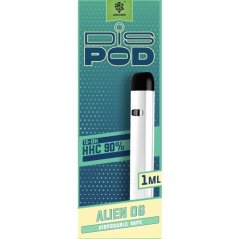 Czech CBD 10-OH-HHC Vape Pen disPOD Alien OG, 90 % 10-OH-HHC, 1 ml