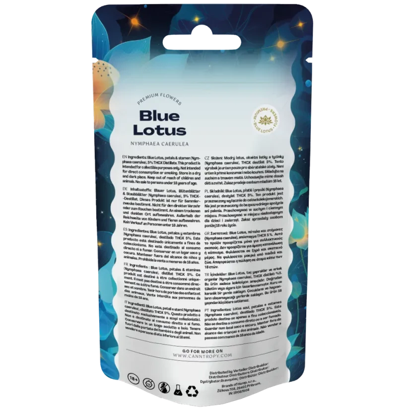 Canntropy THCX Blue Lotus Flower, 5 % THCX, 3 g - 100 g