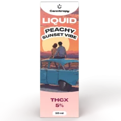 Canntropy THCX Liquid Peachy Sunset Vibe, THCX 5%, 10 ml