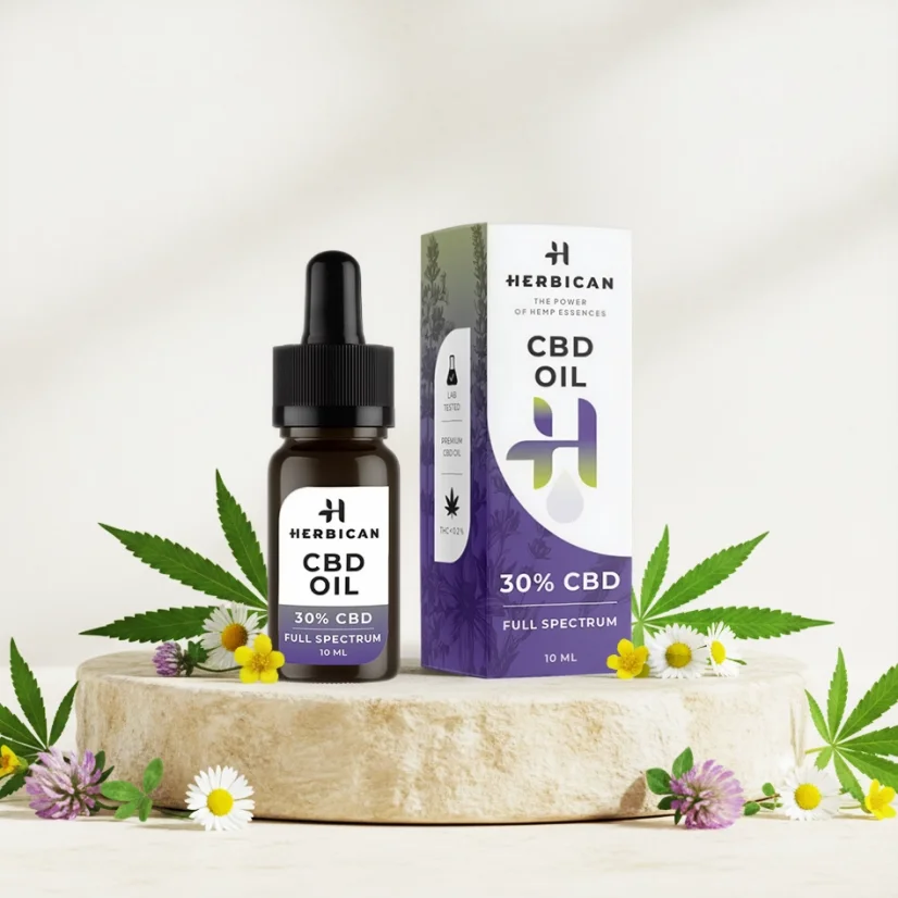 Herbican pilna spektra CBD eļļa, 30%, 10 ml