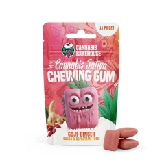 Cannabis Bakehouse Cannabis Chewing Gum, GoJi - Ginger, 10 pcs (15 pcs Display)