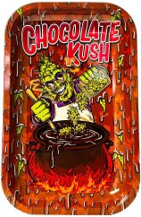 Best Buds Цхоцолате Кусх метални плех за ваљање средњи, 17к28 цм
