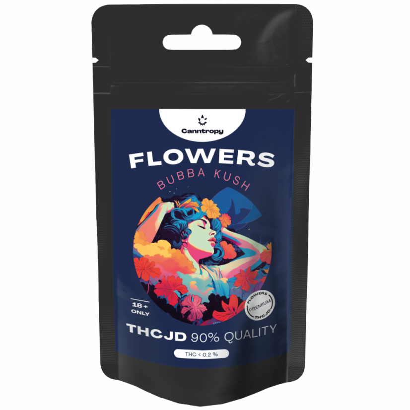 Canntropy THCJD zieds Bubba Kush, THCJD 90% kvalitāte, 1 g - 100 g