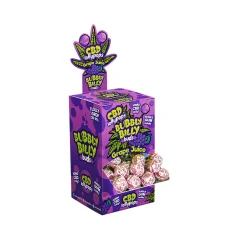 Bubbly Billy Buds CBD vīnogu sulu konfektes uz kociņa (100 gab.)