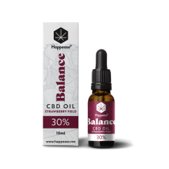 Happease Balance CBD Oil Strawberry Field, 30% CBD, 3000 mg, 10 ml