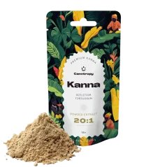 Canntropy extrait en poudre de Kanna (Sceletium Tortuosum) 20x, 1g - 100g