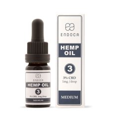 Endoca Hemp Oil 300 mg CBD (3%), 10 ml