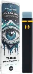 Canntropy THCB Vape Pen za enkratno uporabo Alaskan Thunderfuck, kakovost THCB 95 %, 1 ml