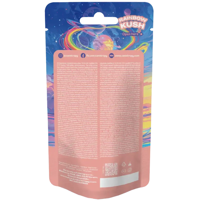 Canntropy 10-OH-HHC Hash Rainbow Kush, 10-OH-HHC 97% quality, 1 g - 100 g