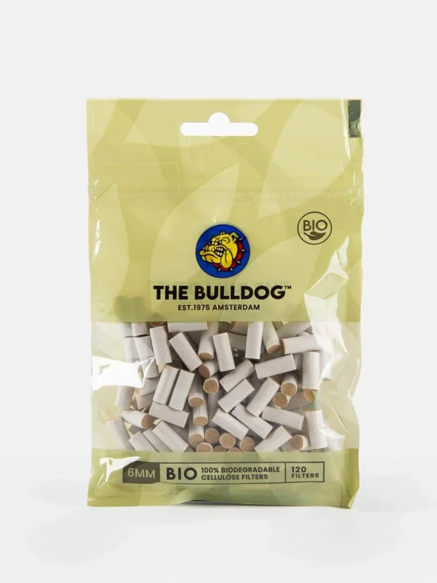 The Bulldog Biodegradable Cellulose Filter Tips 120 pcs
