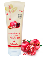 Herbavera Relaksējoša dušas želeja Granātābols ar arganu 250ml - 6 gabalu iepakojums