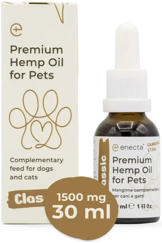 Enecta CBD eļļa mājdzīvniekiem 5%, 1500 mg, 30 ml
