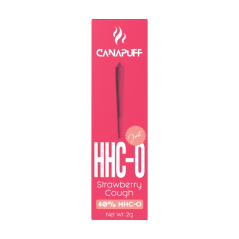 CanaPuff HHCO Preroll Mansikka Yskä 40 %, 2 g