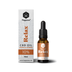 Happease Relax CBD Eļļa Tropical Sunrise, 10% CBD, 1000 mg, 10 ml