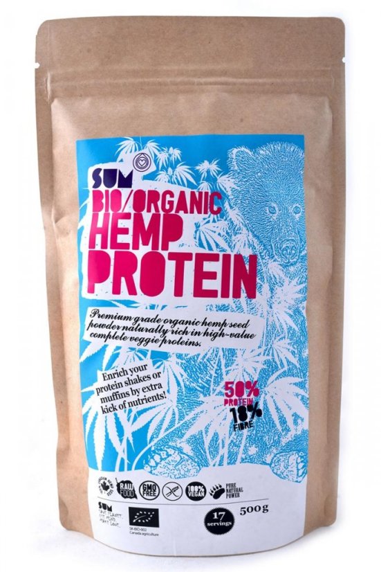 SUM Hamppuproteiini BIO, 500 g