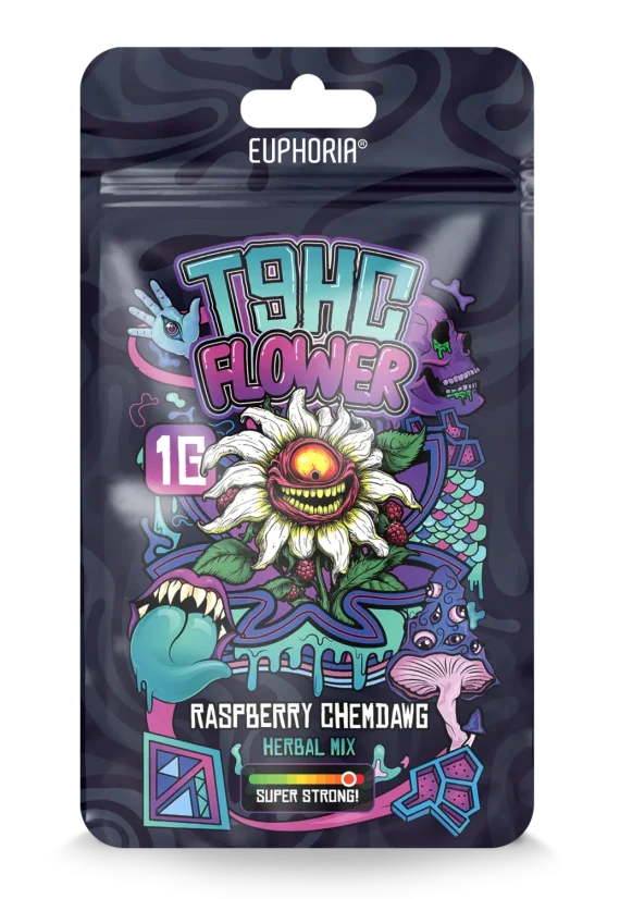 Euphoria T9HC Zāļu maisījums Raspberry Chemdawg, 1 g