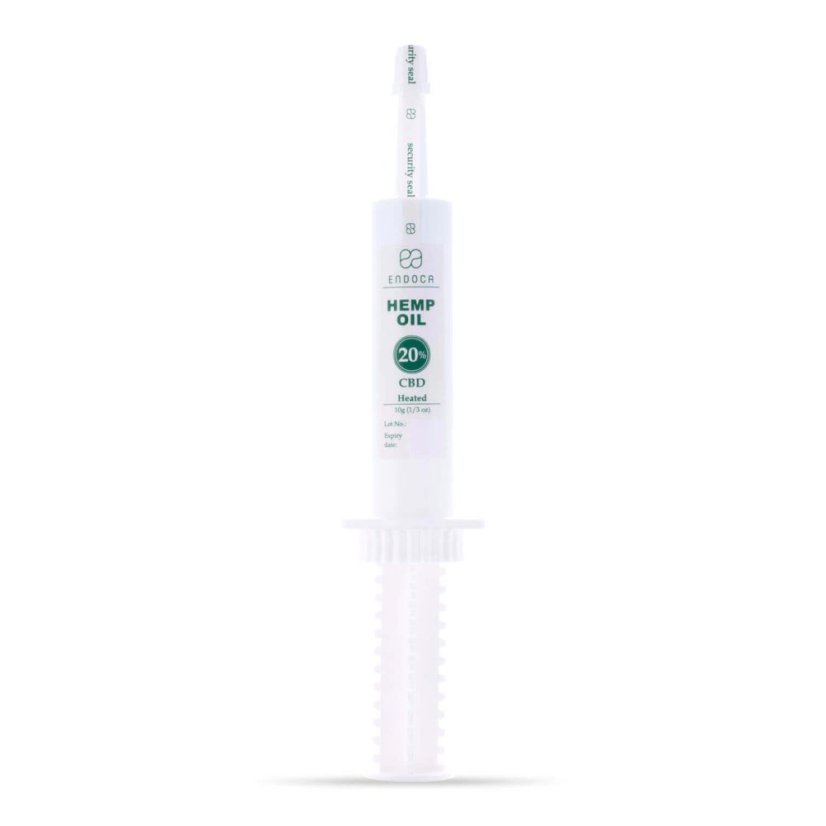 Endoca Kaņepju eļļas ekstrakts 2000 mg CBD (20%), 10 g šļirce