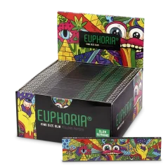 Euphoria rullapaperit Kingsize Slim Vibrant, 32 arkkia