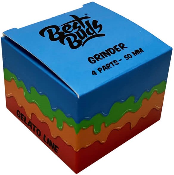 Best Buds Grinder Gelato Blueberry Tropical Fruits, 4 Parts (50mm)