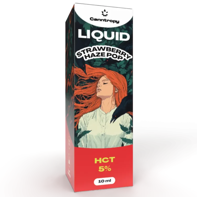 Canntropy HCT šķidrums Strawberry Haze Pop, HCT 5%, 10 ml