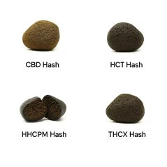 Комплект за проба Марокански хашиш - CBD хашиш, HCT хашиш, HHCPM хашиш, THCX хашиш, 4 x 1 г