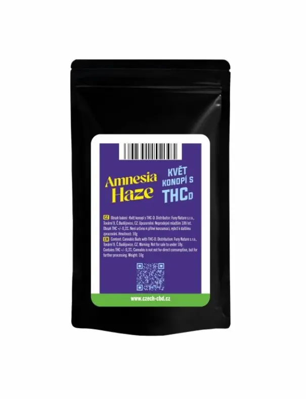 Czech CBD THCD kaņepju zieds Amnēzija, 1 g - 1000 g