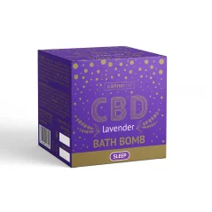 Cannaline Bomba da bagno per dormire al CBD con lavanda