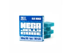 Czech CBD THC Odyssey Mega Jelly Cubes Blue Mango
