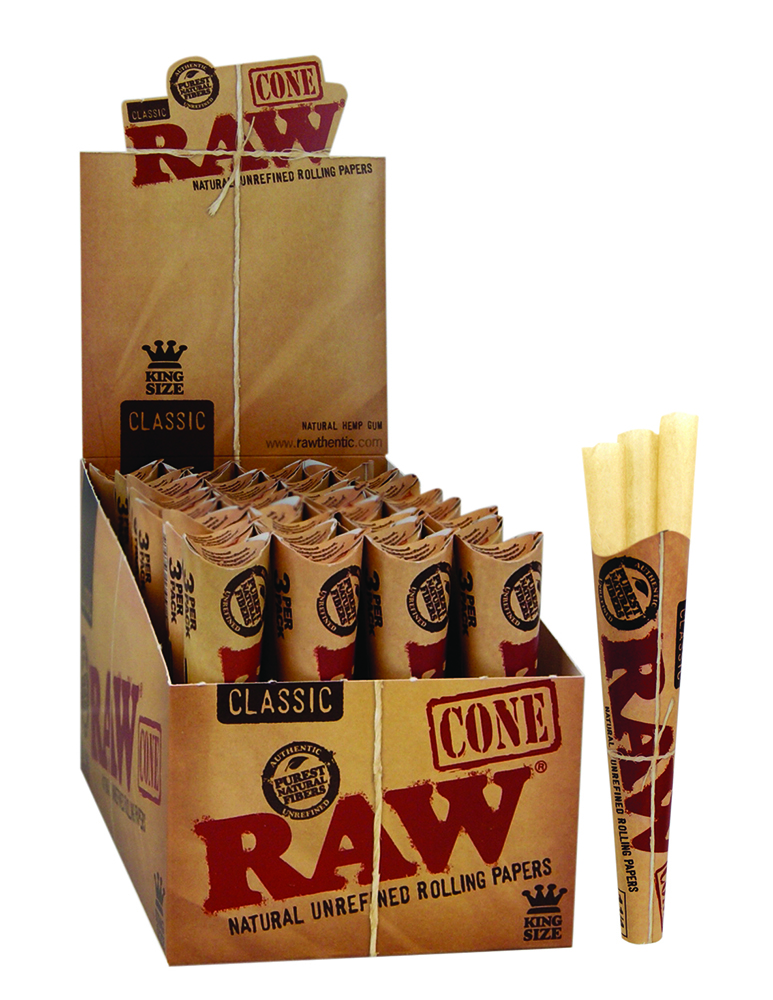 メール便可 RAW CLASSIC King Size CONE コーン プレロール