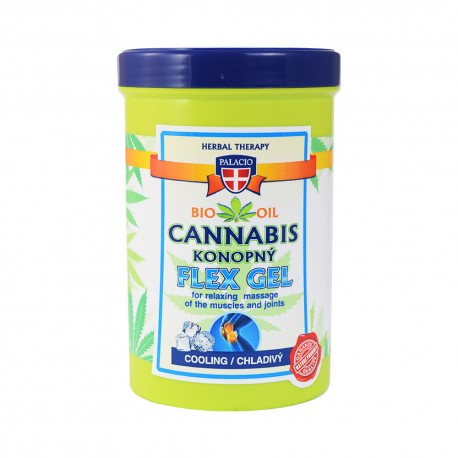 Palacio CANNABIS atvēsinošs masāžas gels, 380 ml