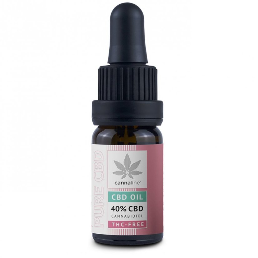CANNALINE CBD kaņepju eļļa BEZ THC 40%, 4000 mg, 10 ml