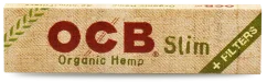 OCB Organic Hemp King Size Rullepapir + Filter Tips, Display box 32 stk